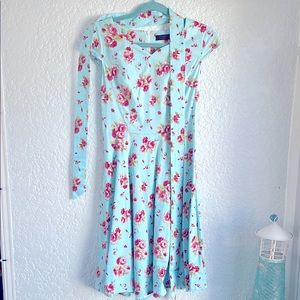 Floral Short Sleeve Dress